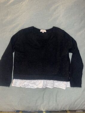 Sezane popeline sweater
